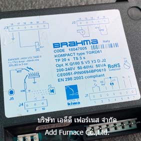 Brahma CODE 18047013 KOMPACT type TGRD61